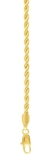 Corrente Cordão Baiano Médio 60Cm Folheado Em Ouro 18k