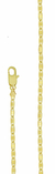 Corrente 0.40 Palito Liso 60Cm Folheado Em Ouro 18k