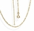 Corrente Metade Cartie Metade Corrente 40cm Banhado A Ouro - comprar online
