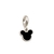 Berloque De Prata Pura 990 Mickey Com Resina
