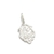 Pingente De Prata Pura 990 Moldura Nossa Senhora De Fatíma 14Mm