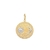 Pingente Mandala Arvore Com Sol E Lua Com Ródio Folheado Em Ouro 18k