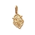 Pingente Moldura Nossa Senhora Desatadora De Nós 14Mm Folheado Em Ouro 18k