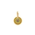 Pingente Olho Grego 9Mm Com Resina Amarelo Verde Rosa Escuro Folheado Em Ouro 18k