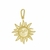 Pingente sol duplo Banhado a Ouro - comprar online