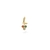 Pingente Uva Com Pedra Colorido Folheado Em Ouro 18k