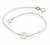 Pulseira De Prata Pura 990 Com 2 Redondos Martelados - comprar online
