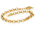 Pulseira Elo Português Grande 20Cm Folheado Em Ouro 18k