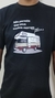 Camiseta Personalizada Kombi Safari Com Frase Preta Algodão - Borboleta Custom