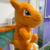 Super pelúcia Charizard na internet