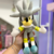Pelúcia Silver the Hedgehog - Sonic - comprar online