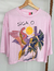 Cropped Farm ''Siga o Sol'' Rosa - comprar online