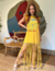 Vestido Franjas Farm Amarelo