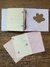 Mini Álbum Fichário com Folhas Texturizadas - Galeria de Papel