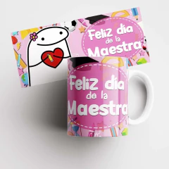 Taza Florks "Feliz día del Maestro"