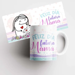 Taza de cerámica Día de la Madre "Florks" - Tienda Tuto