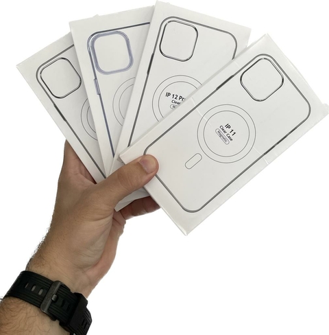 Capinha MagSafe Transparente iPhone Todos Modelos