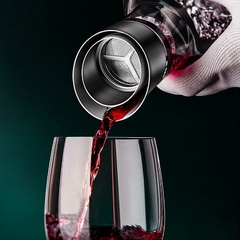 Decantador Iceberg Cristal Vinho, Vidro Chumbo Estilo Japonês - comprar online