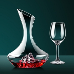 Decantador Iceberg Cristal Vinho, Vidro Chumbo Estilo Japonês na internet