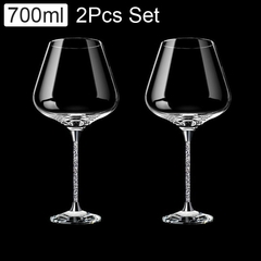 1-7 pçs/set taça de vinho de vidro de cristal sem chumbo 470/700ml - world wine