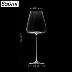 1-7 pçs/set taça de vinho de vidro de cristal sem chumbo 470/700ml