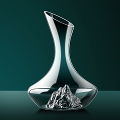 Decantador Iceberg Cristal Vinho, Vidro Chumbo Estilo Japonês na internet