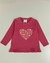 Remera Jersey Little Flowers Fucsia