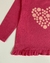 Remera Jersey Little Flowers Fucsia en internet