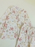 Ajuar Interlock Florcitas Blanco - comprar online