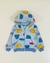 Campera Frisa Erizo Celeste