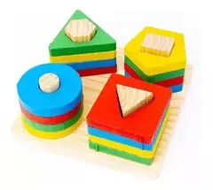 juego de encastre torres geometricas - comprar online