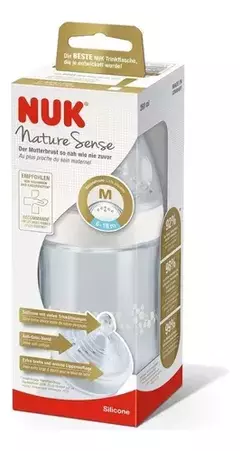 Mamadera Nuk Nature Sense +6m en internet