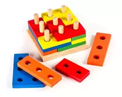 Cubo rompezabeza de encastre - tetris - CASA TRIBU