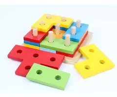 Cubo rompezabeza de encastre - tetris - comprar online