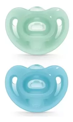 Chupetes Nuk Sensitive 0-6m x2u