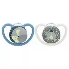 Chupete Nuk space night 0-6m