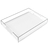 Bandeja Decorativa Transparente 30x20x5 cm