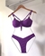 BIQUÍNI ROXO TEXTURIZADO