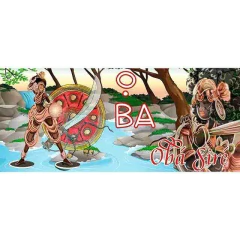 Caneca Porcelana - Desenho Oba - Umbanda / Candomblé - comprar online