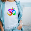 Camiseta Símbolo OM Aquarela - Linha Zen - comprar online
