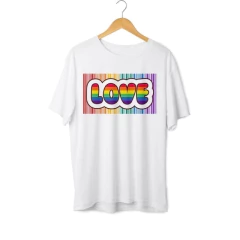 Camiseta Love - Bandeira Orgulho - LGBT na internet
