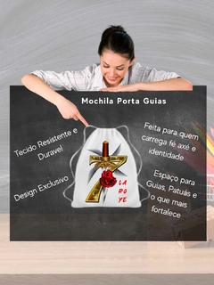 Mochila Porta Guia Proteção e Força de Pomba Gira Umbanda e Candomblé