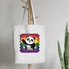 Bolsa Ecobag - PANDA - Ecológica 100% Algodão Cru