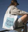 Bolsa Ecobag - FRASE DE MUSICA - Ecológica 100% Algodão Cru