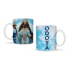 Caneca Porcelana Iemanjá Orixá Umbanda e Candomblé - comprar online