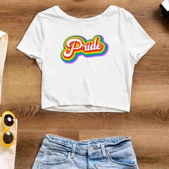 Imagem do Cropped PRIDE - Branco - Preto - LGBT