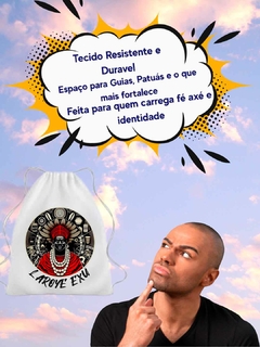 Mochila Porta Guia Exú - Deu Meia Noite - Umbanda e Candomblé