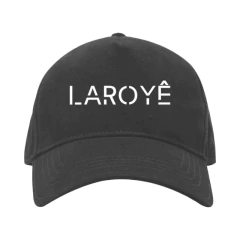 Boné Preto Laroyê Exú - Escrita Branca - comprar online