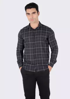 CAMISA FLAMÊ XADREZ MODELAGEM SLIM FIT