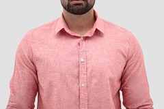CAMISA MASCULINA LINHO SLIM FIT